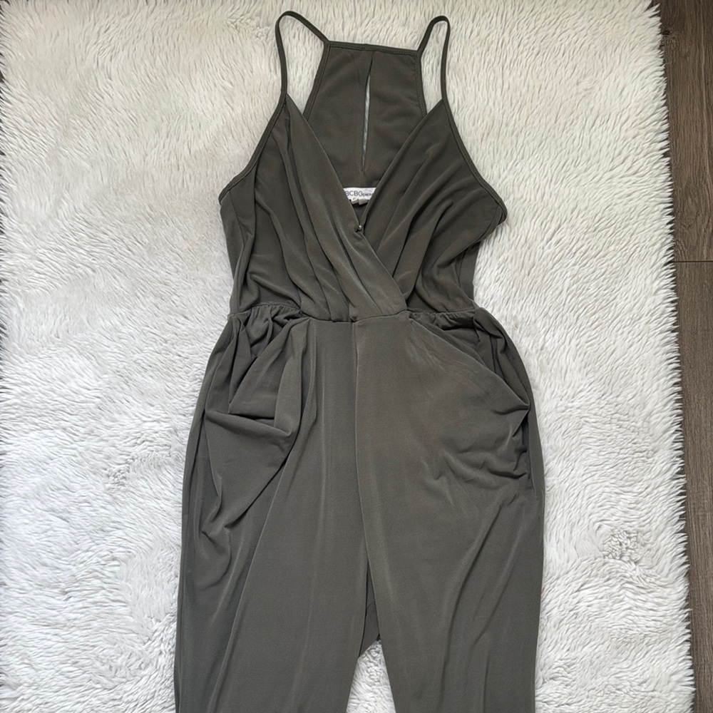 Olive Green Women's Jumpsuit